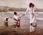 水粉大师Steve Hanks 378-Holding the Family Together, De
